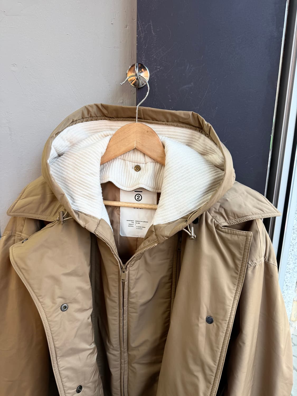 .82/ 시스템 19FW 구스다운 믹스매치 레이어 패딩 상품이미지5