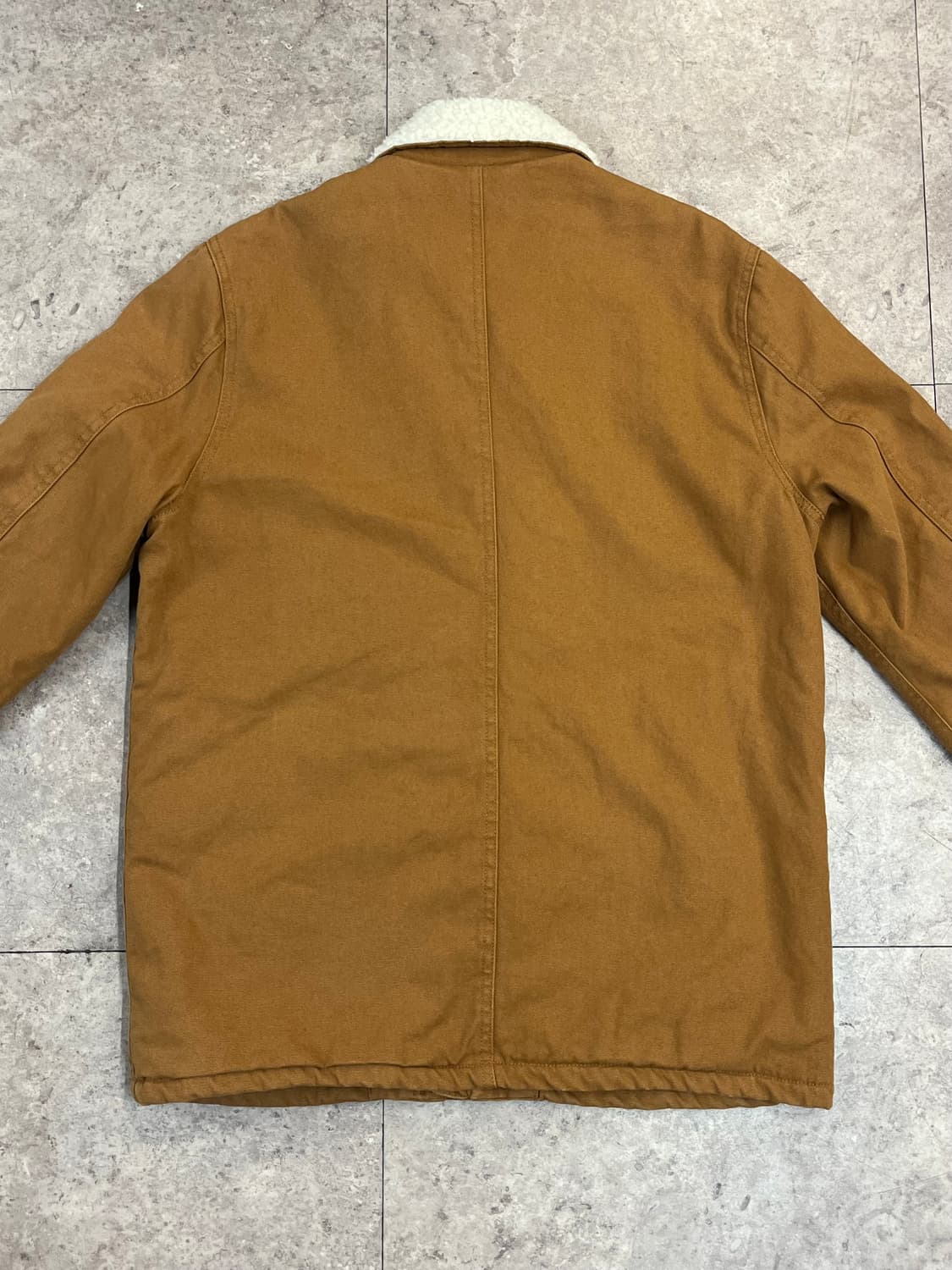 후아유 양털 카라 워크자켓 카멜 L #csz3602 상품이미지7