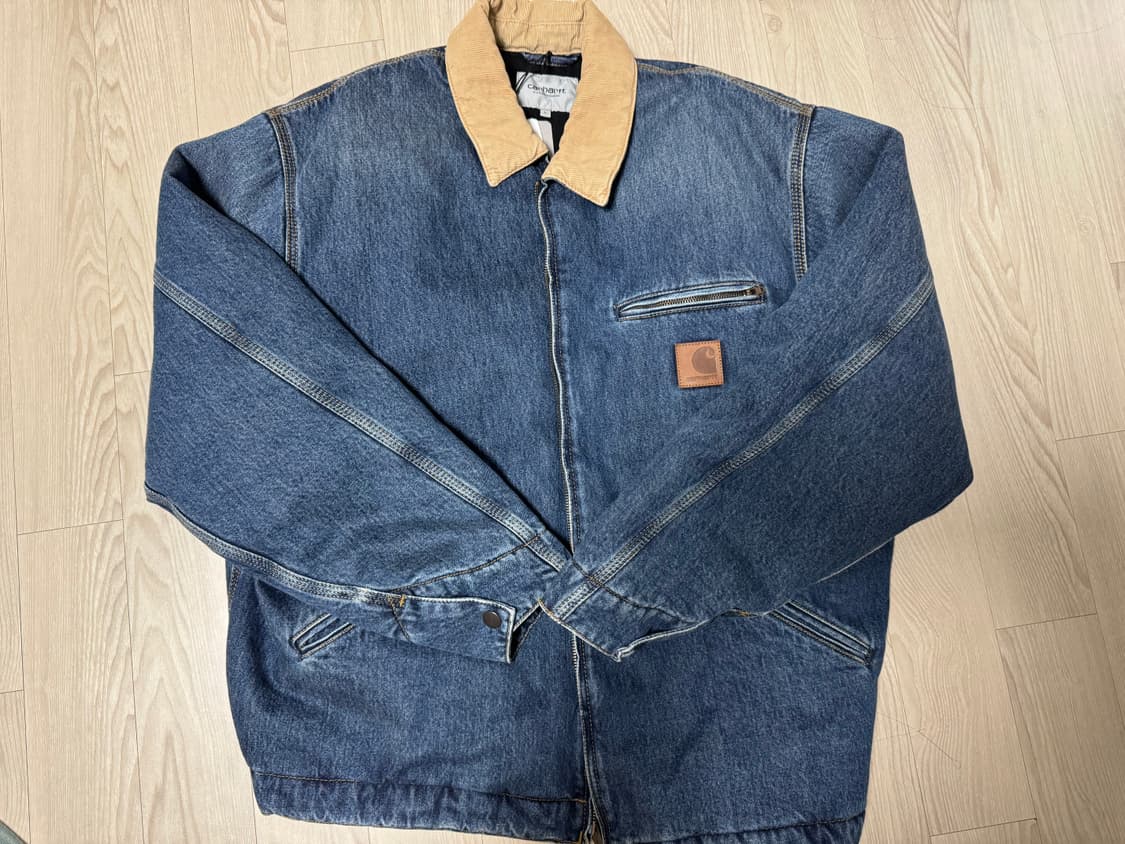 (새상품) 칼하트 디트로이트 자켓 블루/더스티 M, L사이즈 판매합니다 상품이미지2