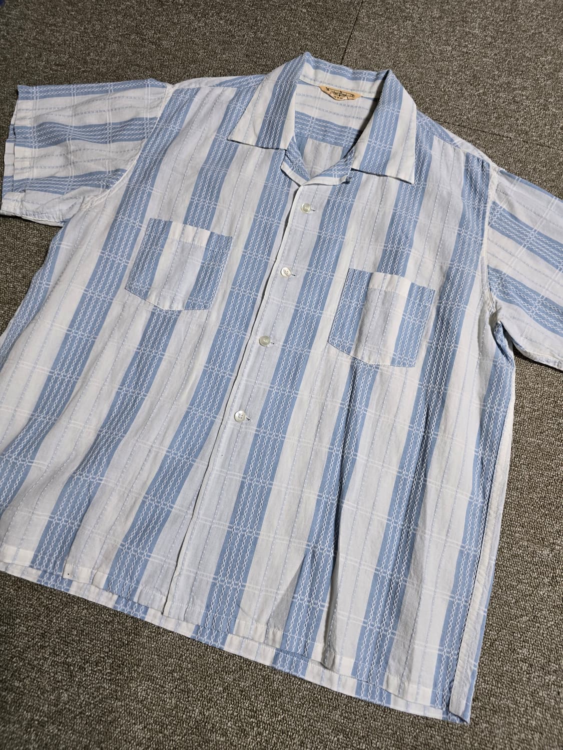 타임원클로딩 부처프로덕츠 패턴 워크셔츠16 엣라코 엣라스트Timeworn 상품이미지2