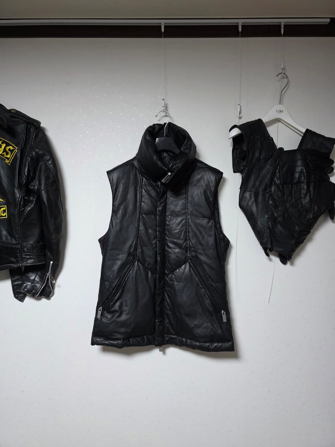 C - Diem leather down vest jacket 상품이미지3
