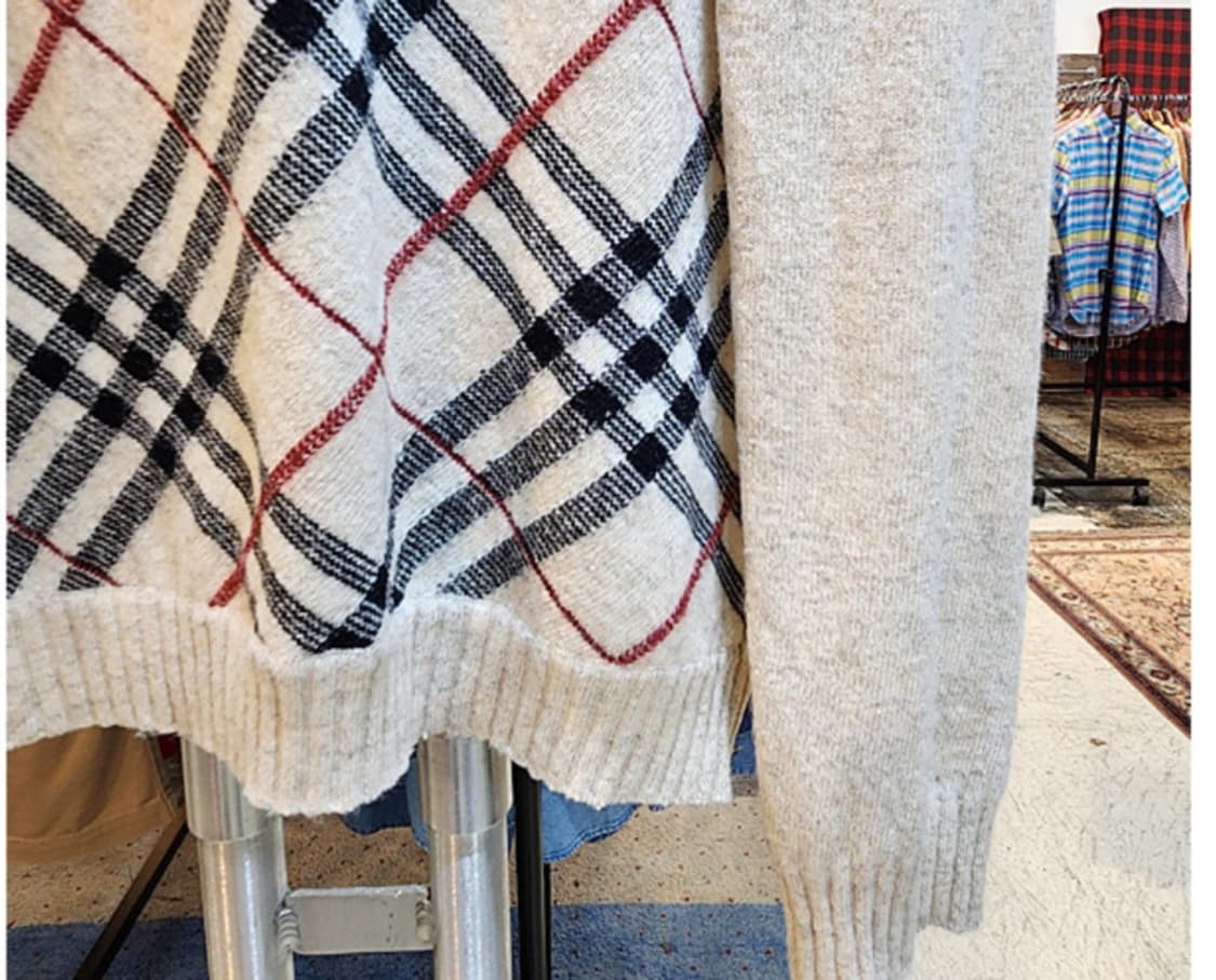 BURBERRY 버버리 런던 블루라벨 노바 체크 터틀넥 상품이미지4