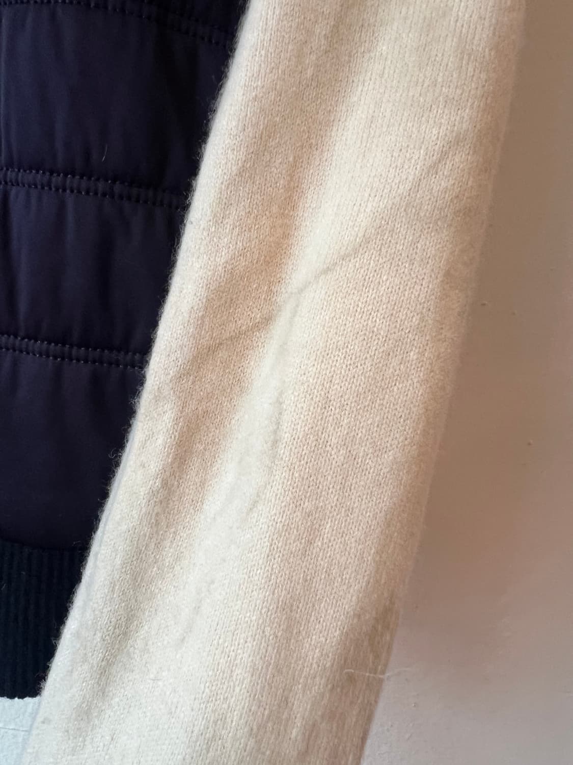 파리게이츠 여성 아이보리 울방풍집업점퍼 패딩니트점퍼 상품이미지10