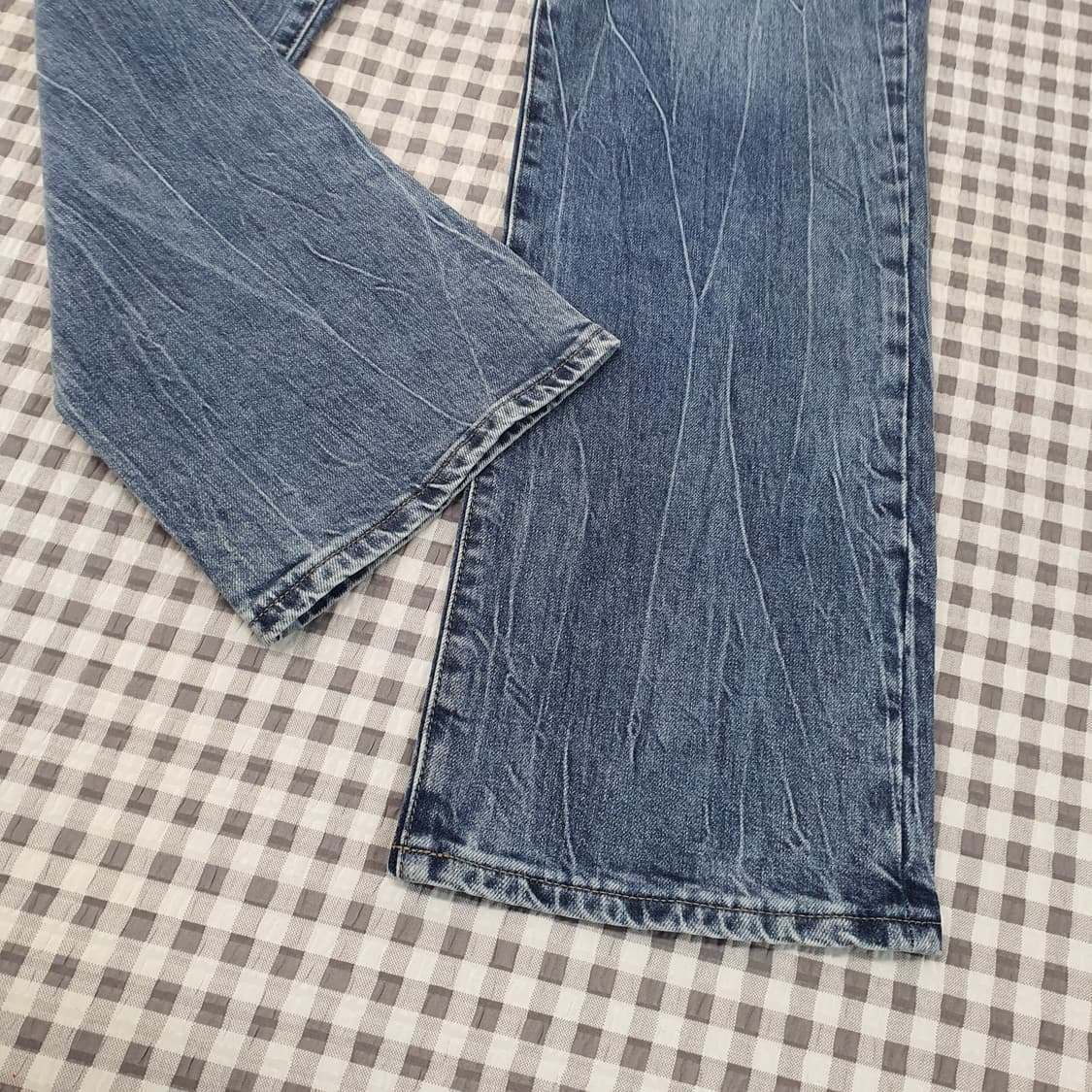 미착용 플랙 와이드 데님 청바지 남자30 상품이미지5