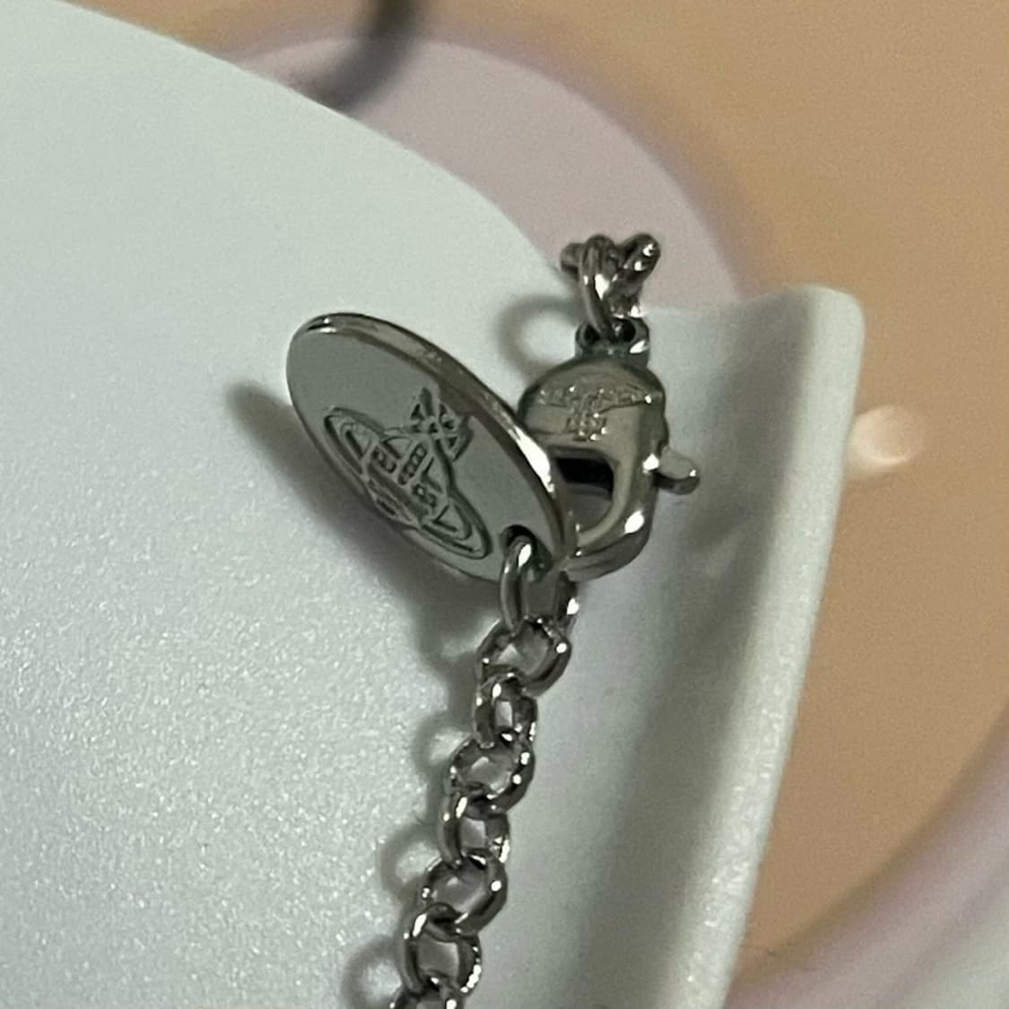 비비안웨스트우드 핑크 orb 목걸이 상품이미지8