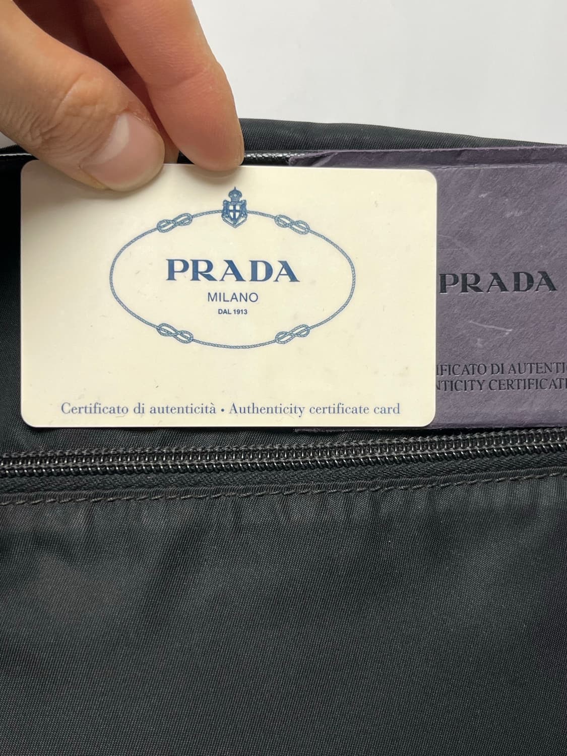 프라다 블랙 나일론 크로스백 상품이미지10