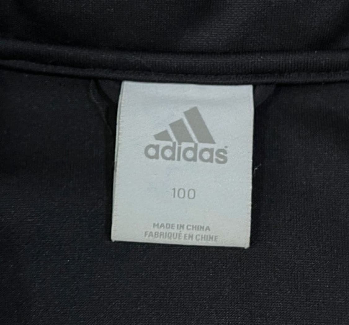 아디다스 블랙 검흰 트랙탑 져지집업 100/L 상품이미지3
