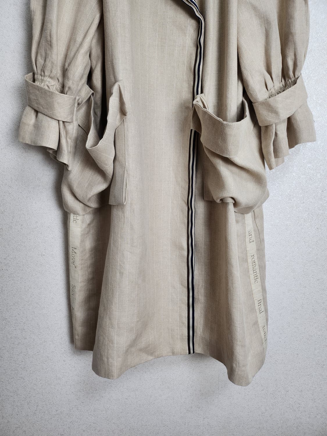 손정완 린넨100% 코트55 66 상품이미지3