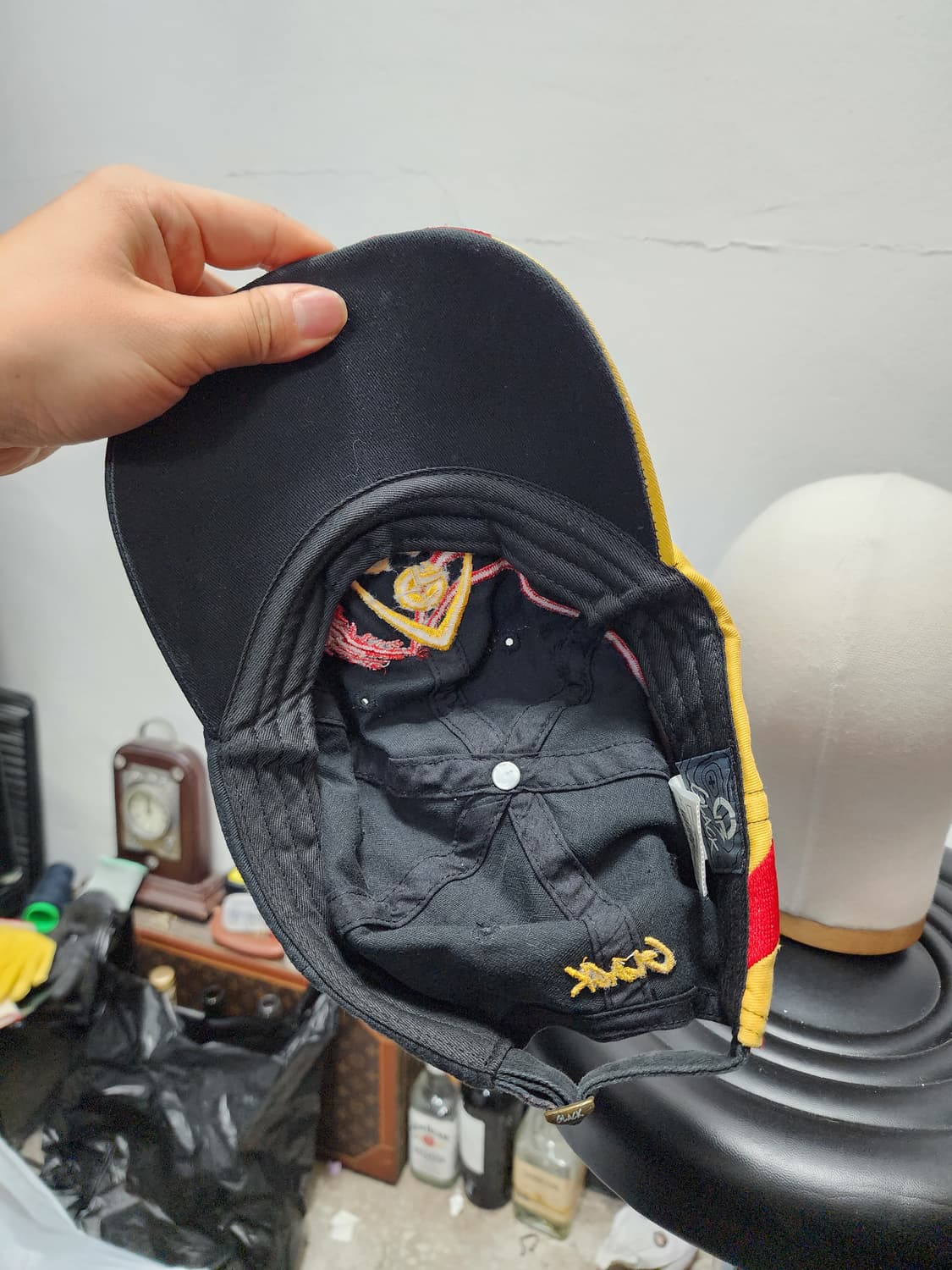 빈티지 GLACK 자수로고 볼캡 상품이미지5