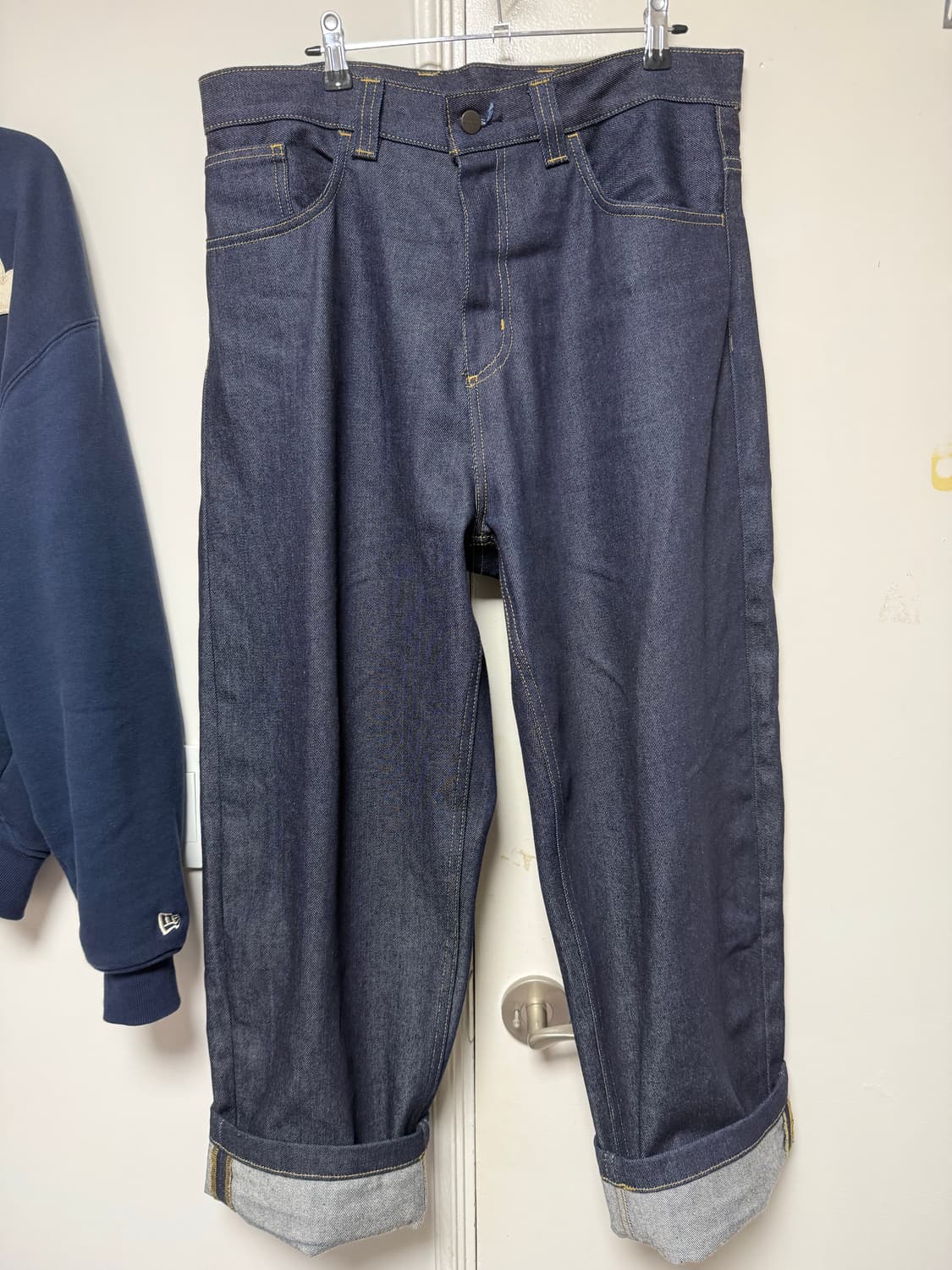 칼하트 WIP 브랜돈 팬츠 블루 리지드 상품이미지2