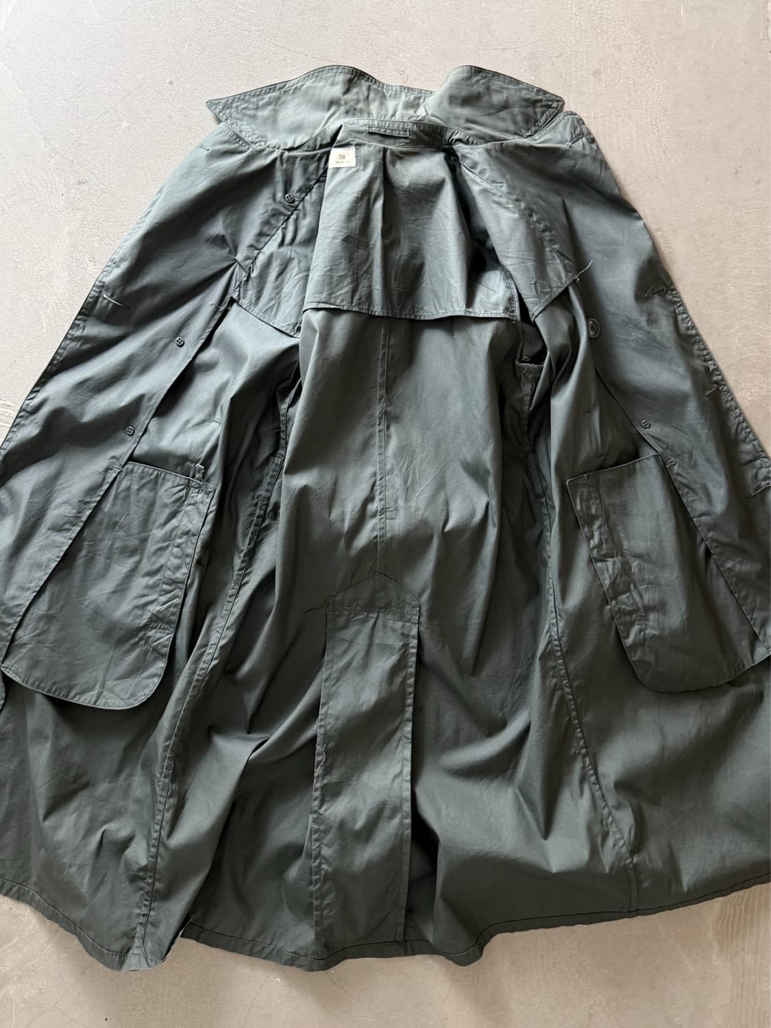 60s US Army Green 274 Trench  Coat 상품이미지10