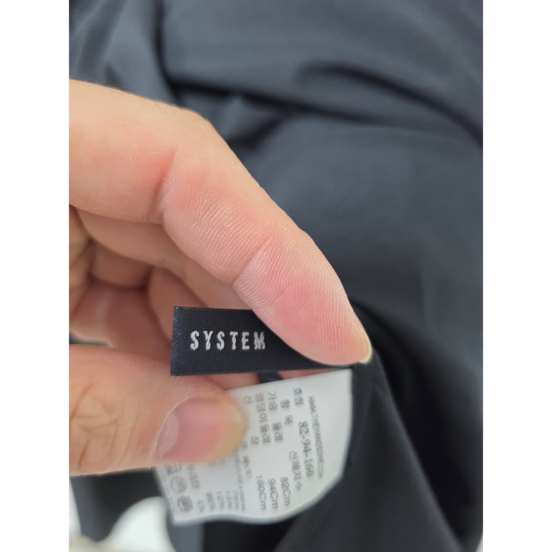 택포// L 20s 한섬 시스템 SYSTEM 후드 롱 원피스 상품이미지2