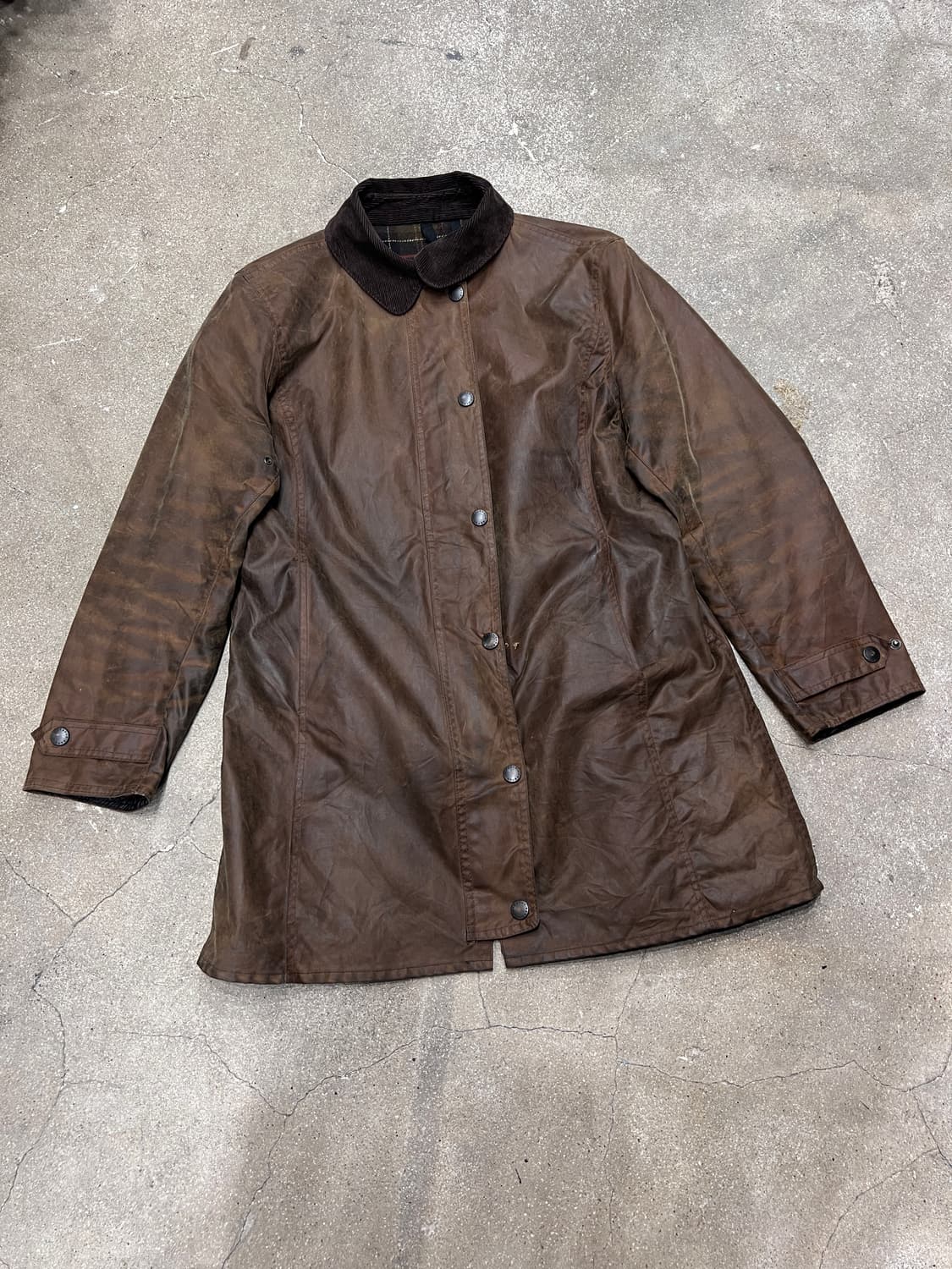 바버 뉴마켓 영국 베이지 왁스 재킷 상품이미지1