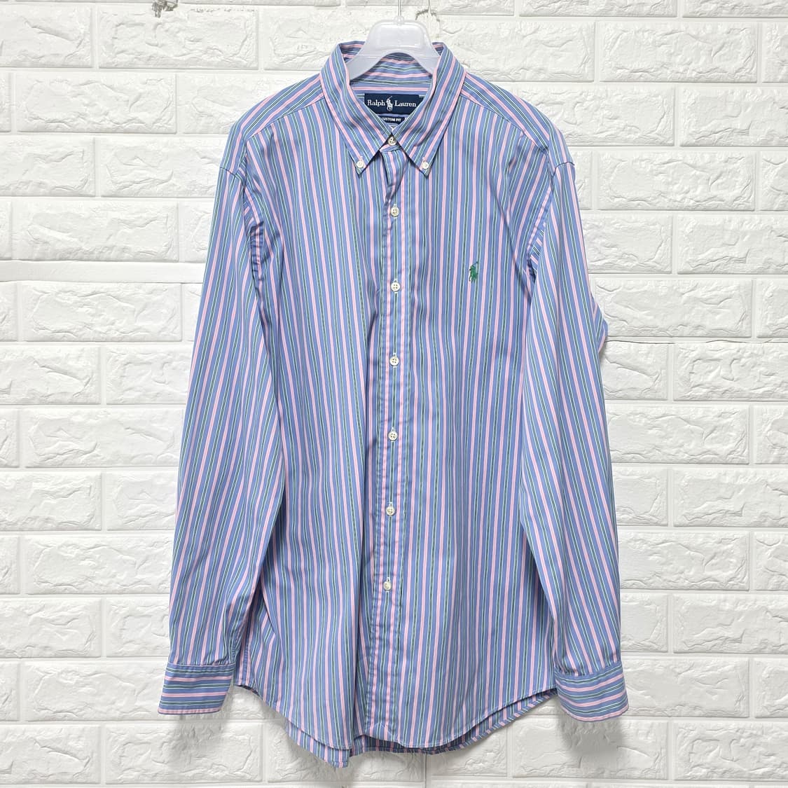 택포) 폴로랄프로렌 스트라이프 셔츠 L 상품이미지1