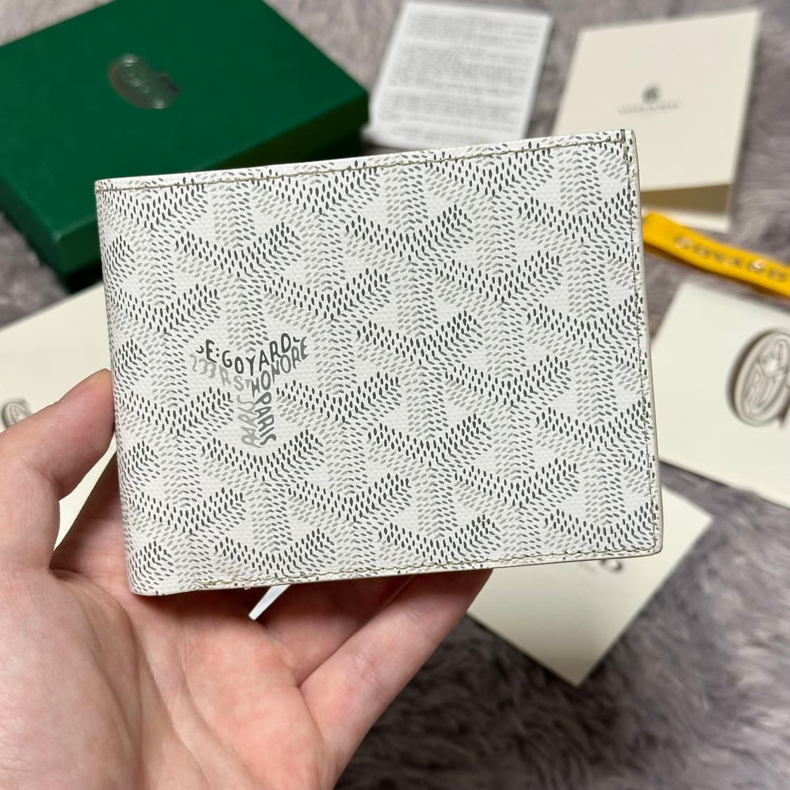 [풀구성] 고야드 빅투와르 반지갑 스페셜화이트 상품이미지1