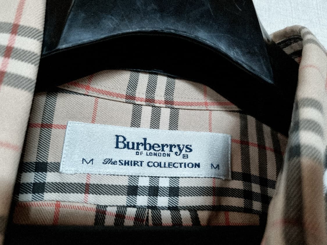 버버리정품 체크 남방 100-105 사이즈 상품이미지4