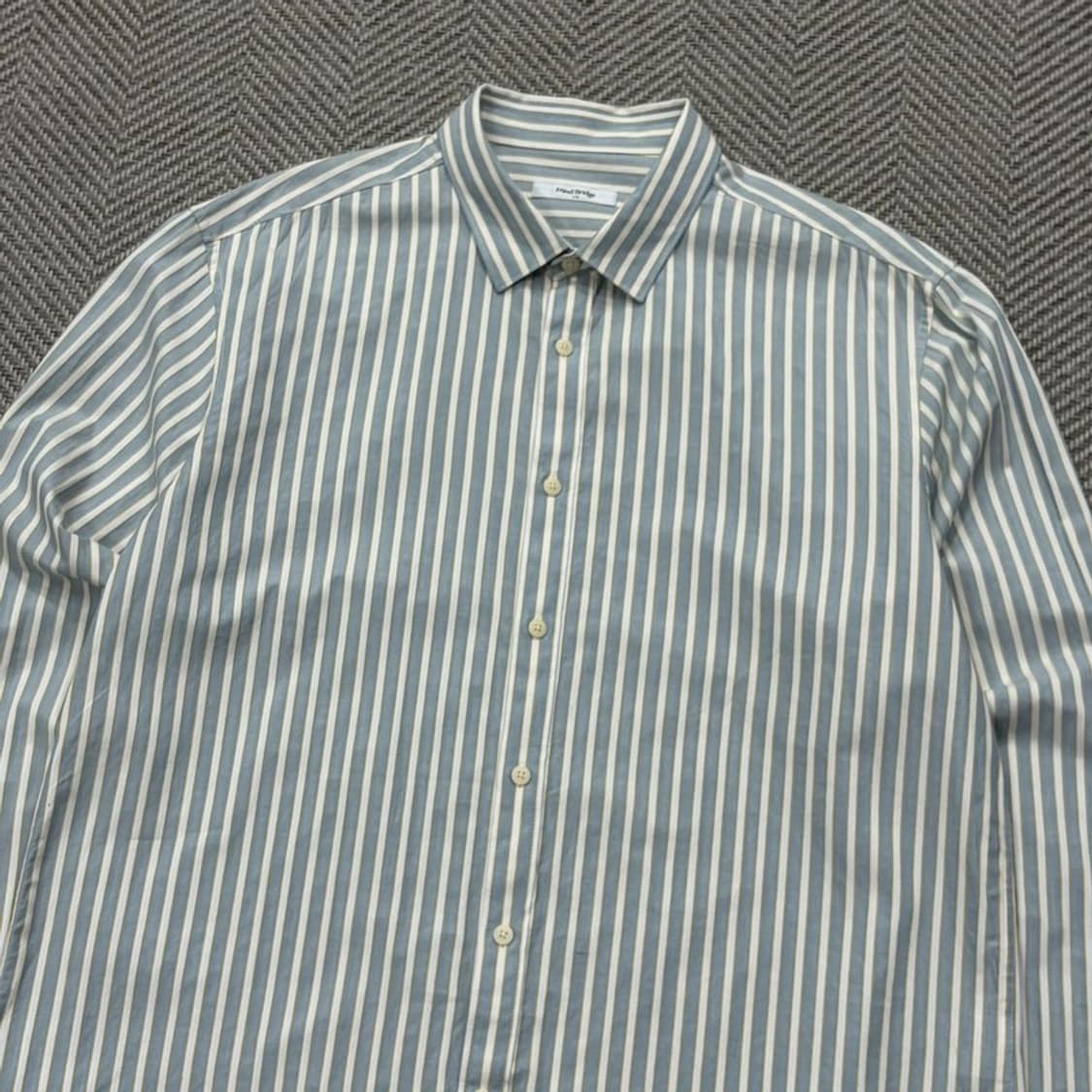 마인드브릿지 스트라이프 셔츠 v2743 상품이미지3