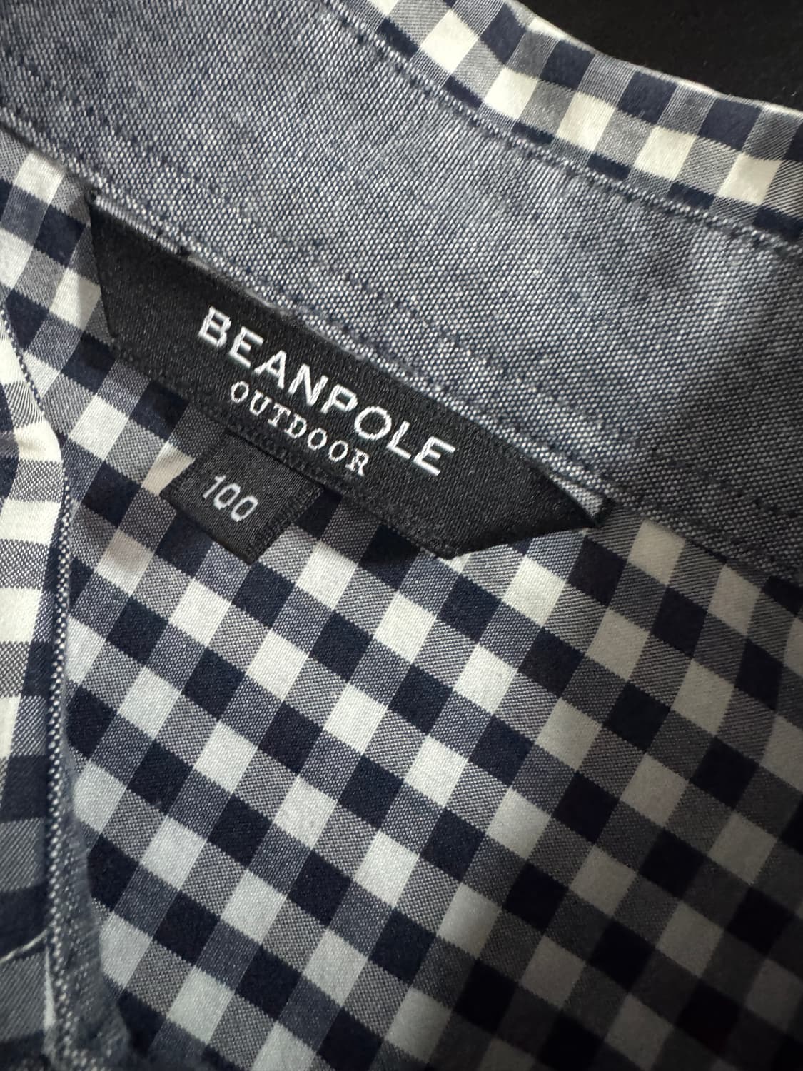 빈폴 beanpole 아웃도어 기능성 체크 셔츠 L 상품이미지3