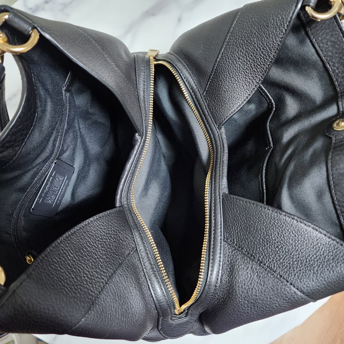 상태굿)코치 레더 호보, 숄더백 상품이미지6