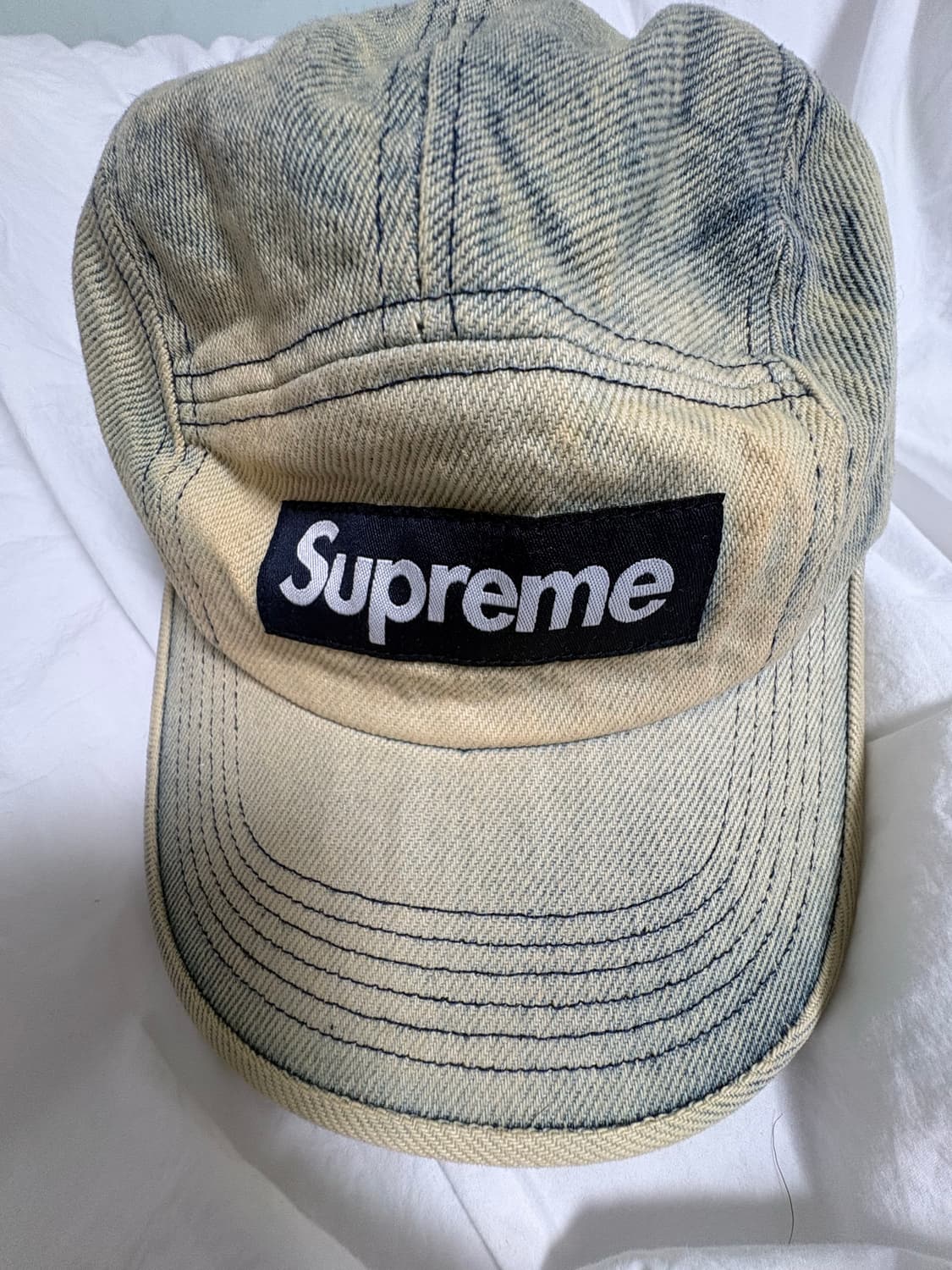 슈프림 데님 캠프캡 상품이미지1