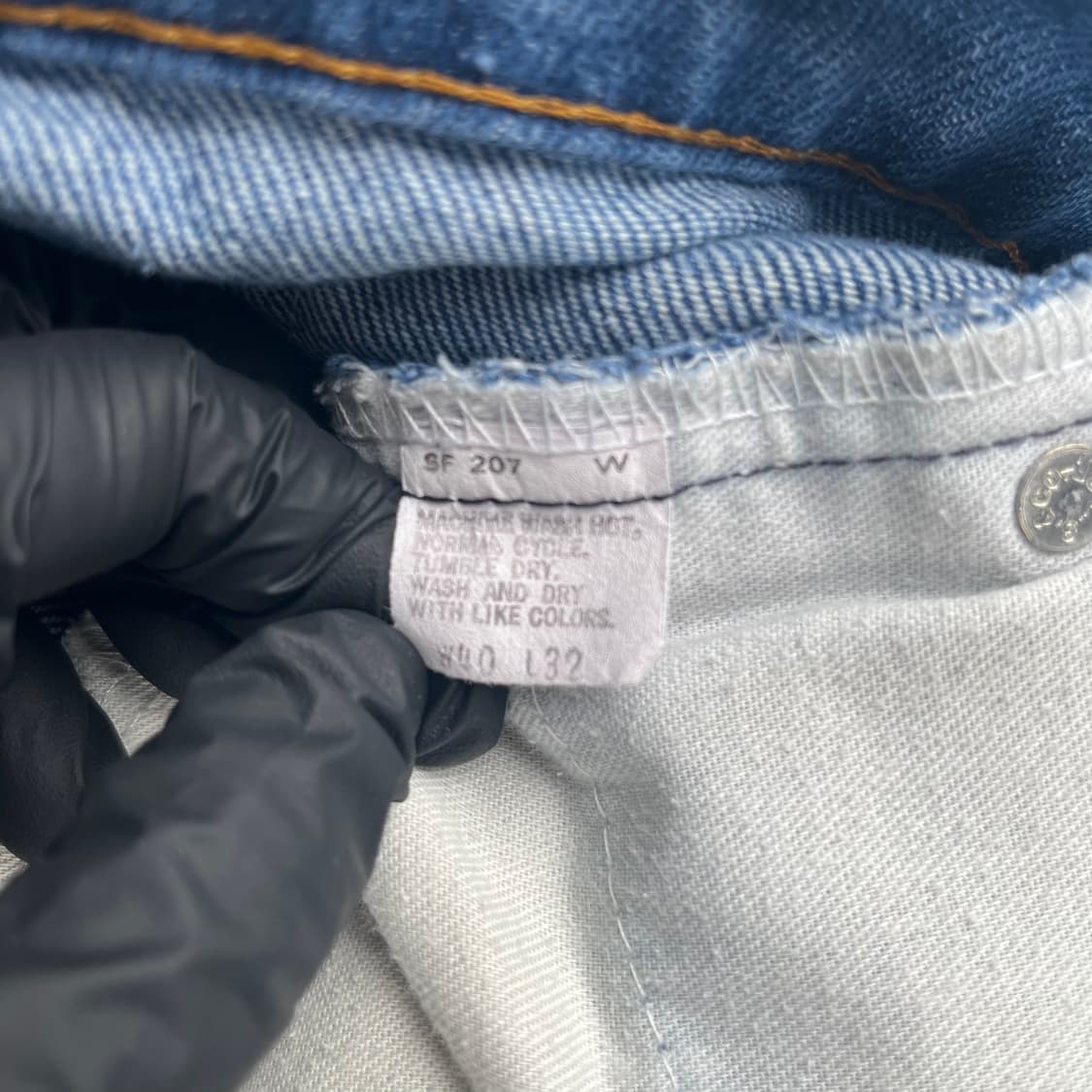 빈티지 리바이스 80s 517 라이트 블루 데님 상품이미지4