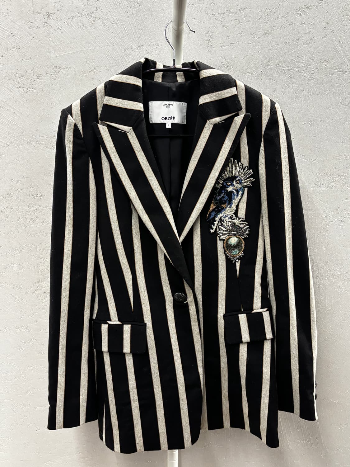 OBZEE 아카이브 스트라이프 자켓 0사이즈 상품이미지2