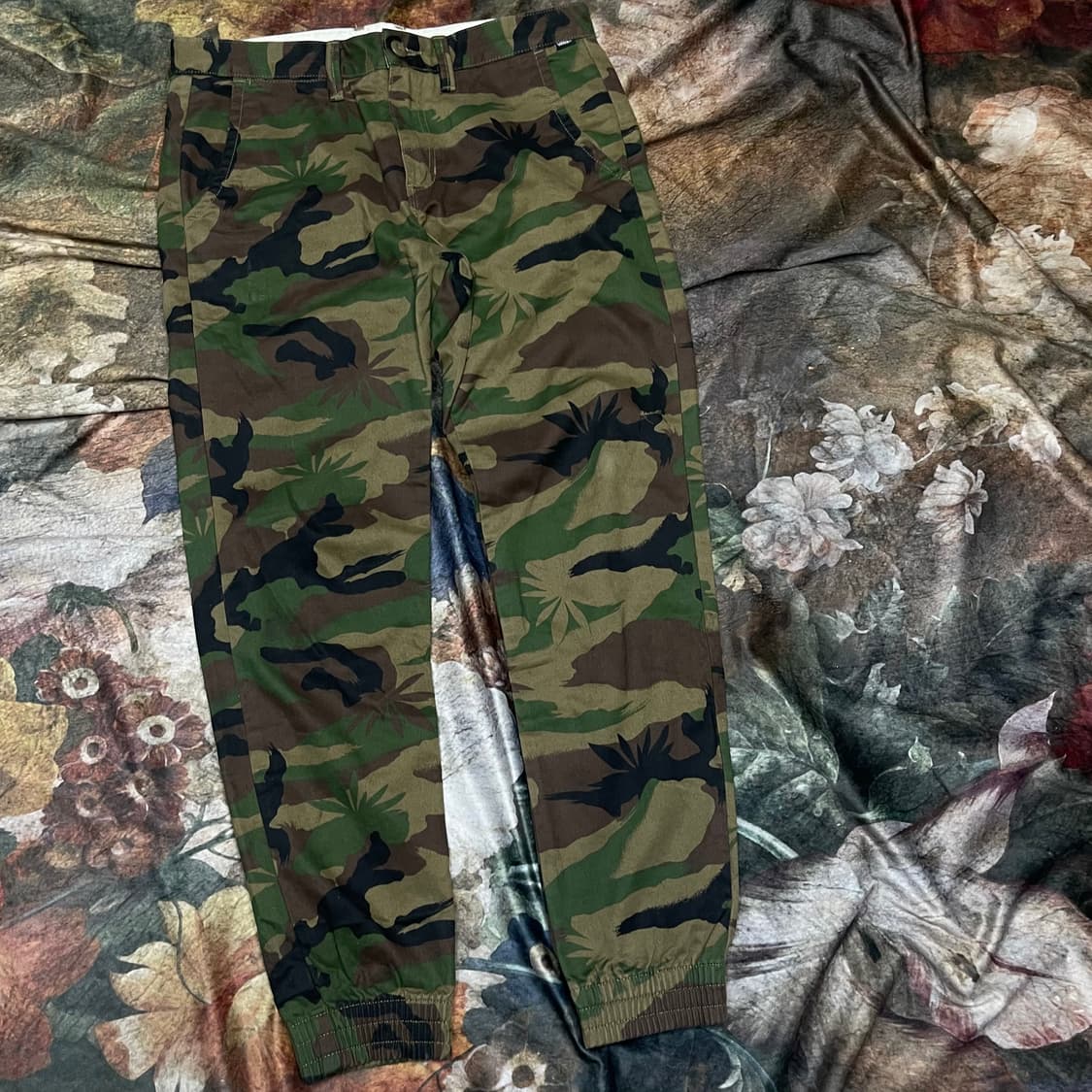 반스 빈티지 카모패턴 코튼조거팬츠 30 상품이미지1
