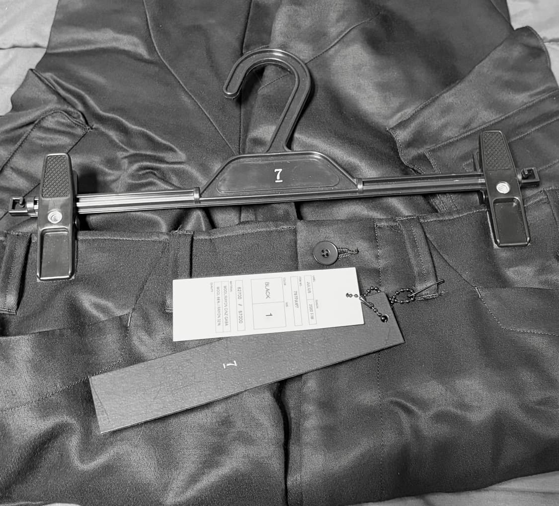 율리우스 22FW 울레이온 가스마스크 트라우저 상품이미지10