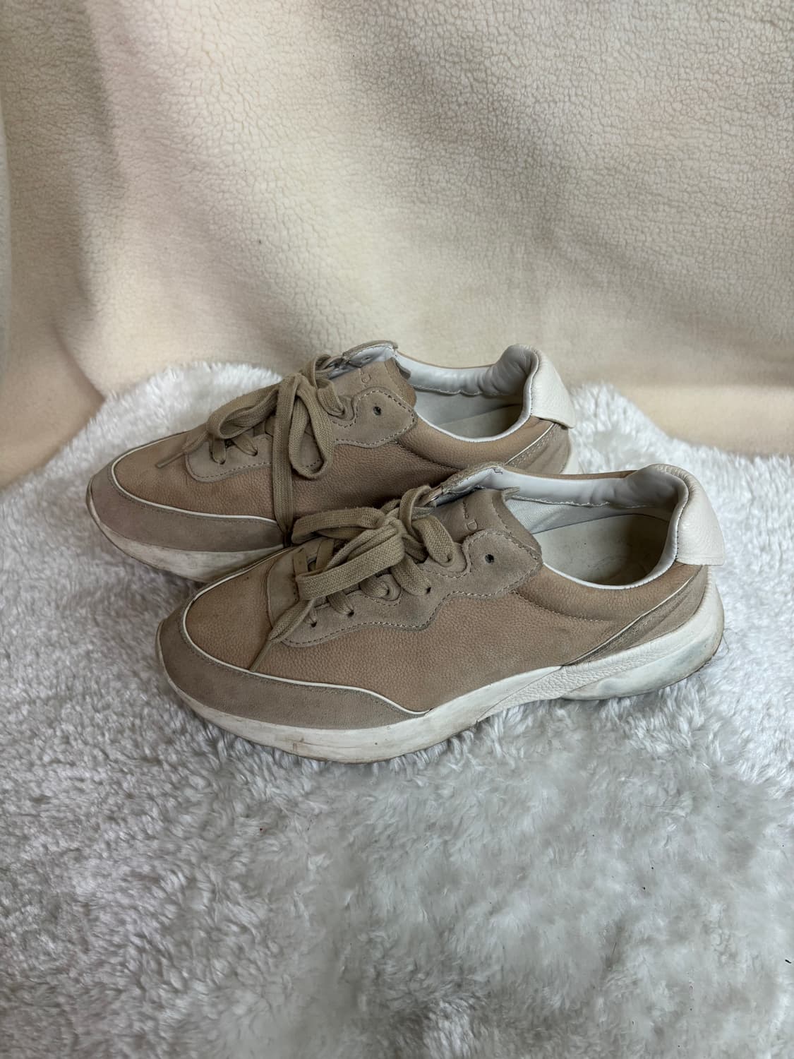 마시모두티(Massimo Dutti) 콘트라스트 레더 스니커즈 상품이미지2