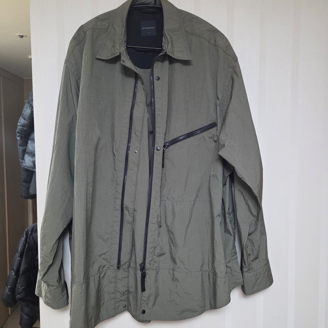 모이프 플라이어 셔츠 자켓 스톤 립스탑 1사이즈 상품이미지2