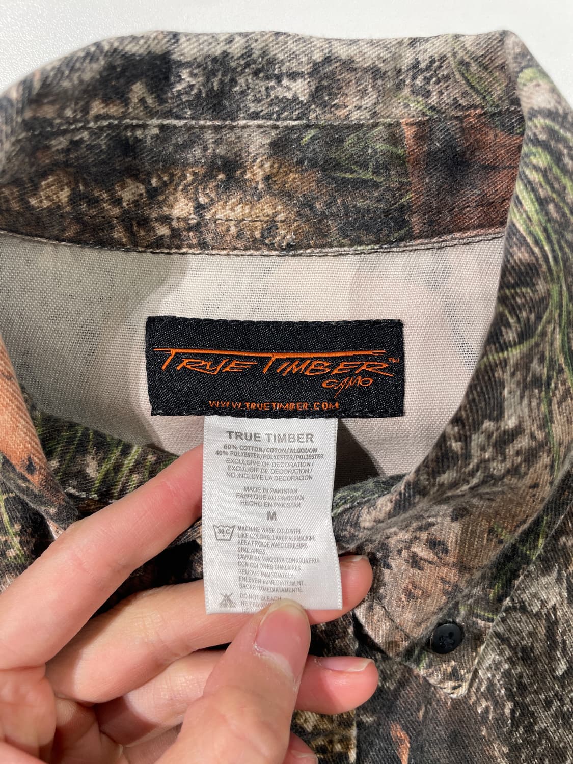 트루 팀버 카모 트윈 포켓 리얼 트리 셔츠 상품이미지7