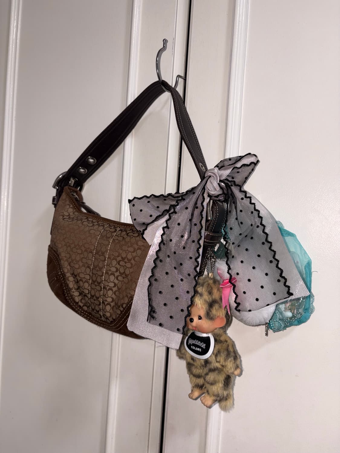 Coach pattern brown shoulder bag 상품이미지4