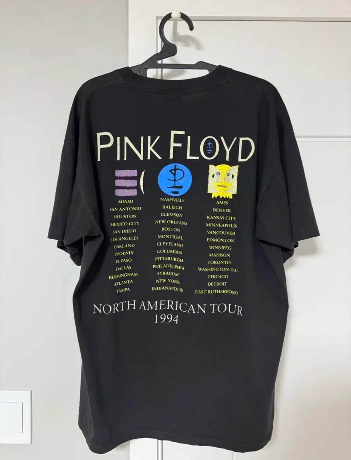 핑크플로이드 1994 북아메리카 투어 티셔츠 상품이미지2