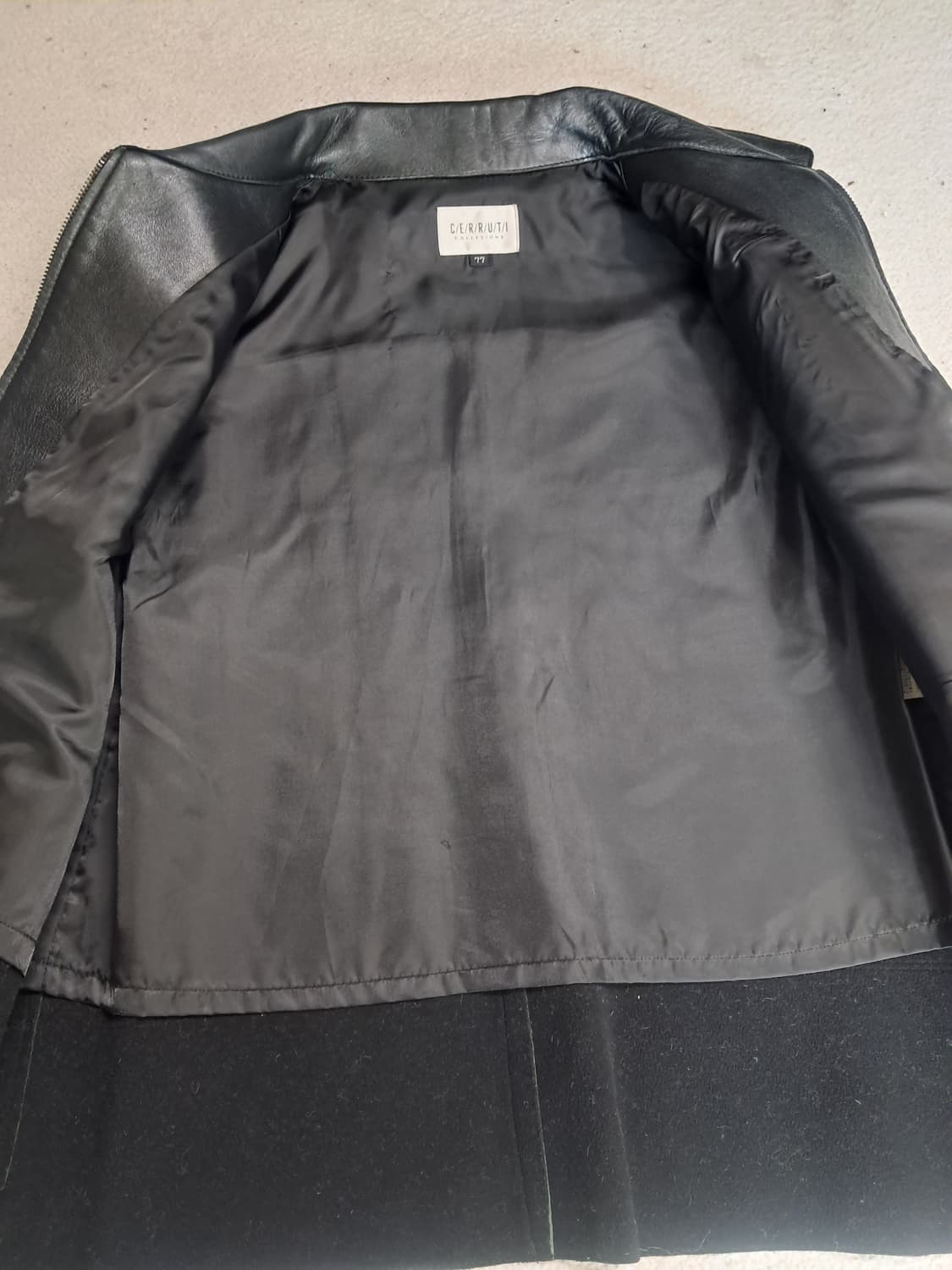 빈티지 세루티Cerruti  싱글가죽자켓 상품이미지6