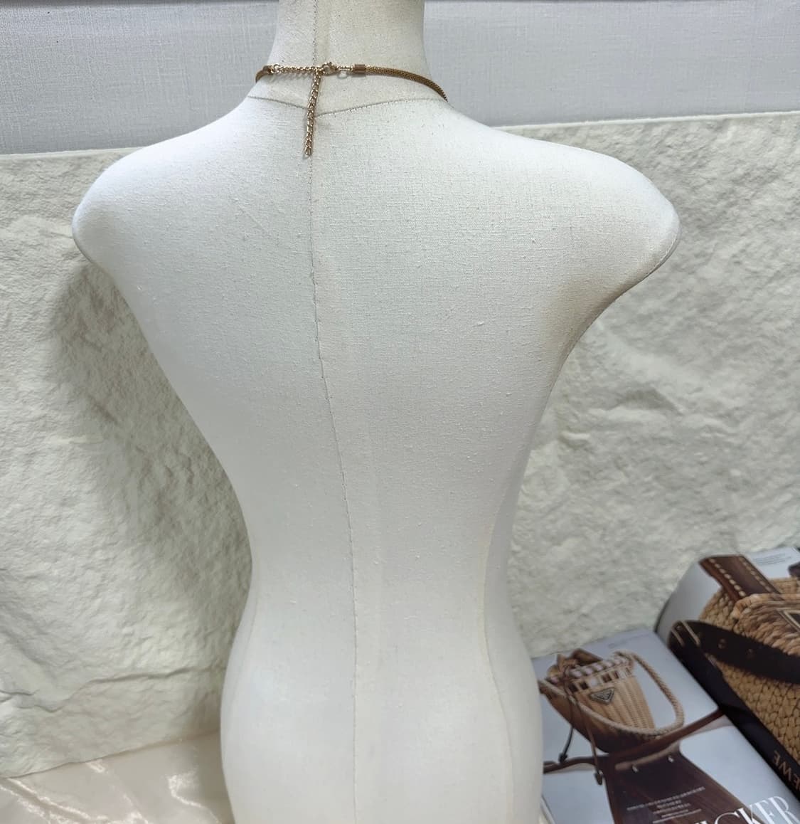 빈티지 에스닉  사각 메탈 목걸이 상품이미지3