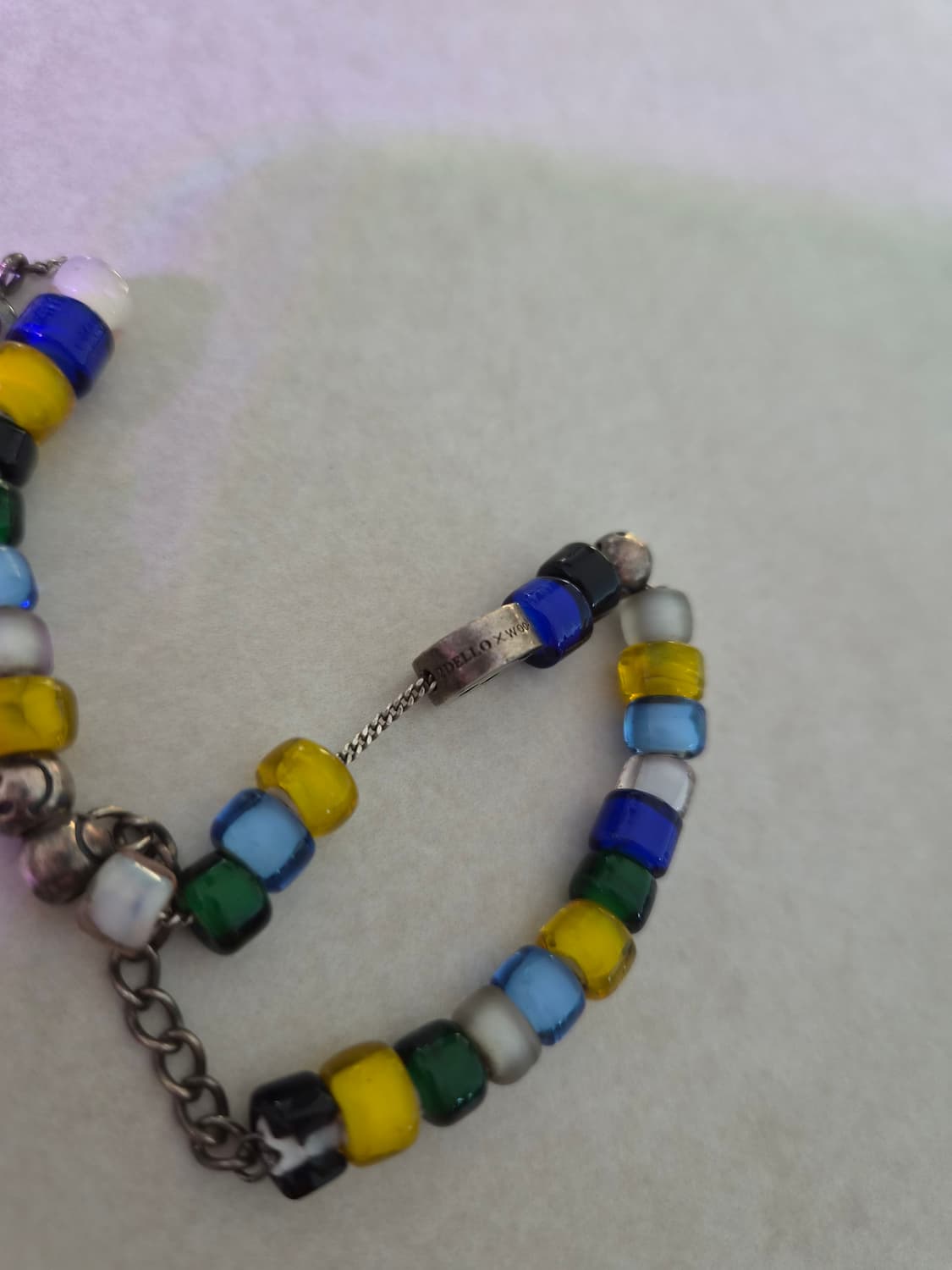 투델로 실버 비즈 팔찌 상품이미지4