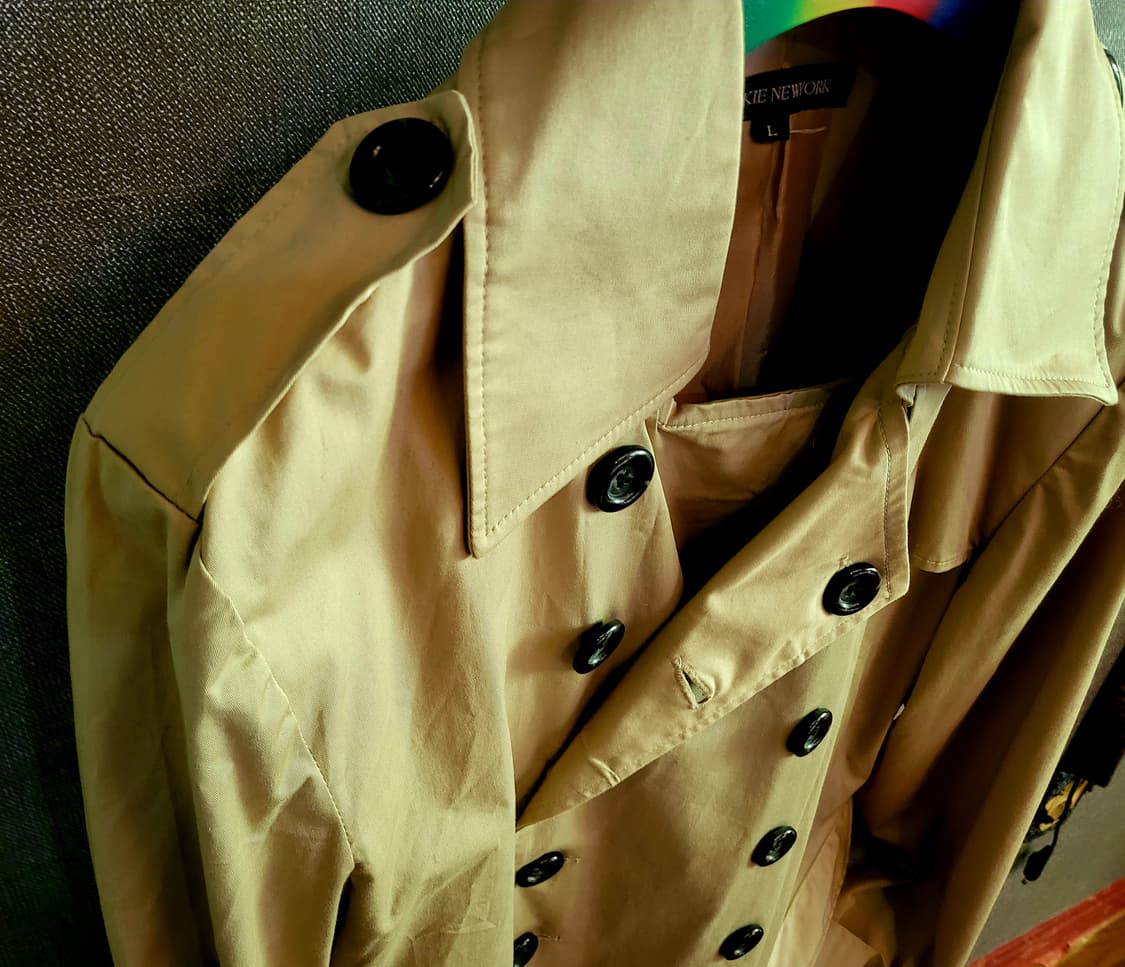 [미사용 새상품] 프랭키뉴욕 베이지 트랜치코트 상품이미지7