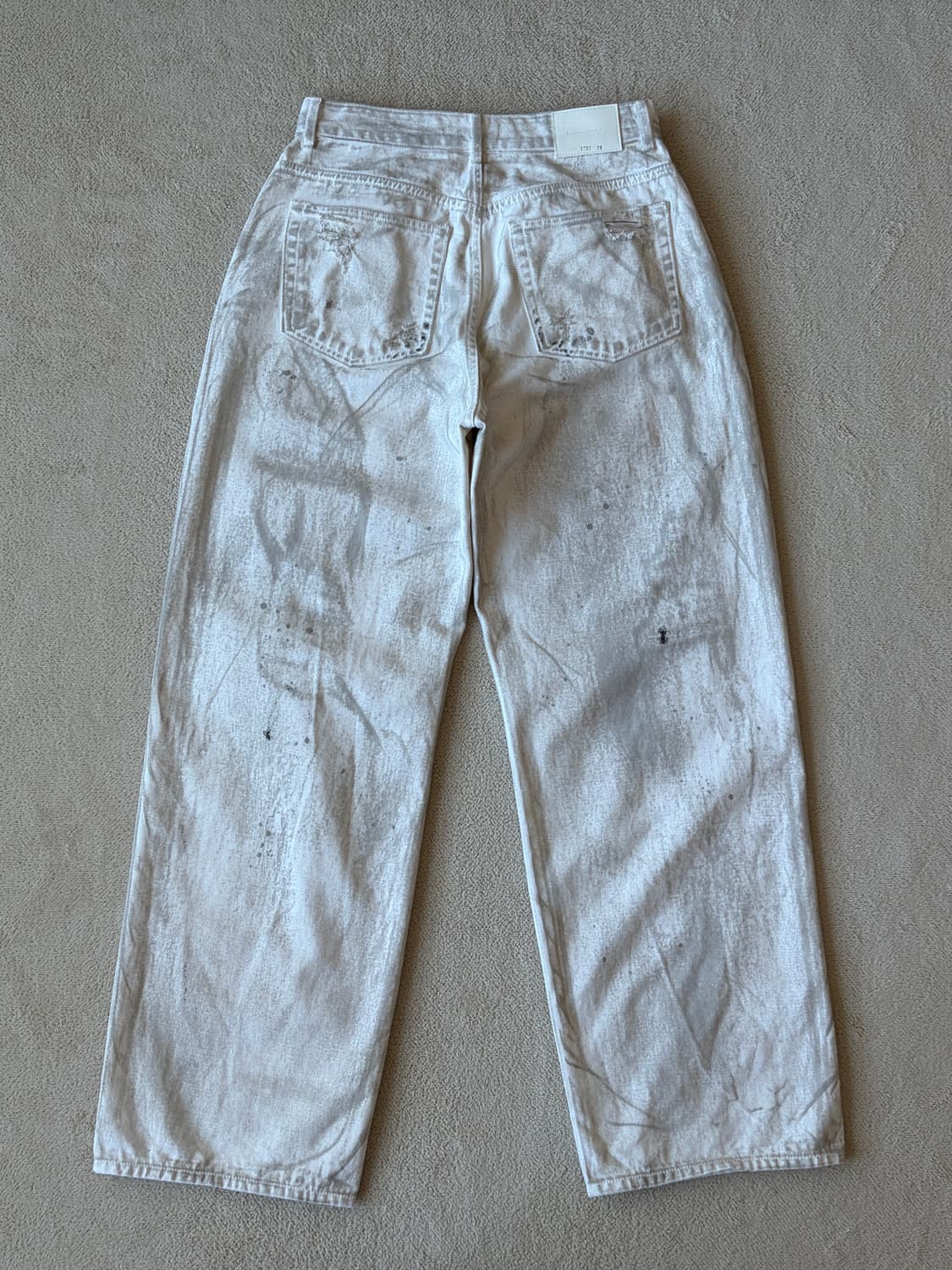 브랜디드 1707 DESTROYED DIRTY WHITE JEANS 상품이미지4