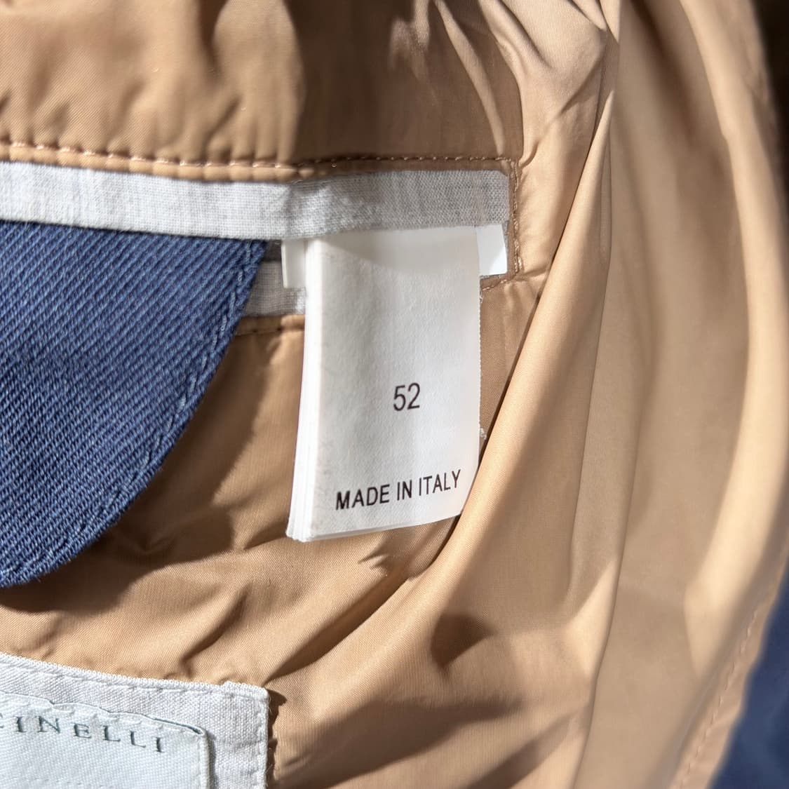 (A+/52) / 브루넬로쿠치넬리 포플린 포켓 지퍼 블루종 자켓 상품이미지6