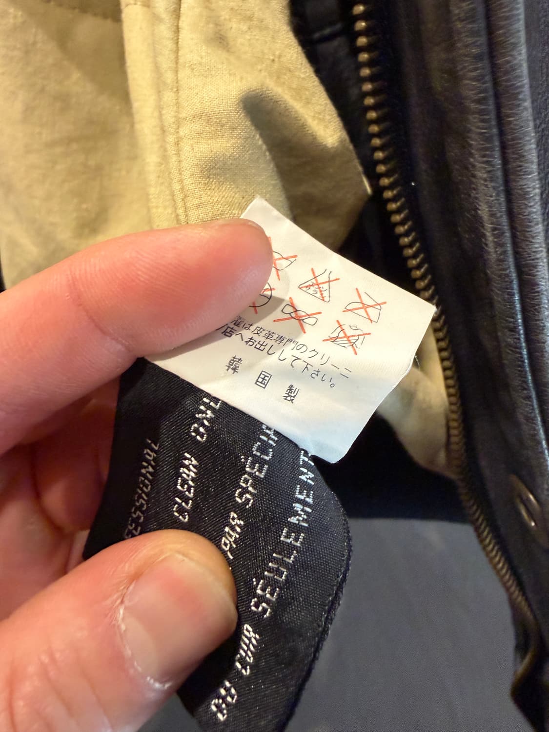 90s 쉐비뇽 소가죽 자켓 S(L) 상품이미지10