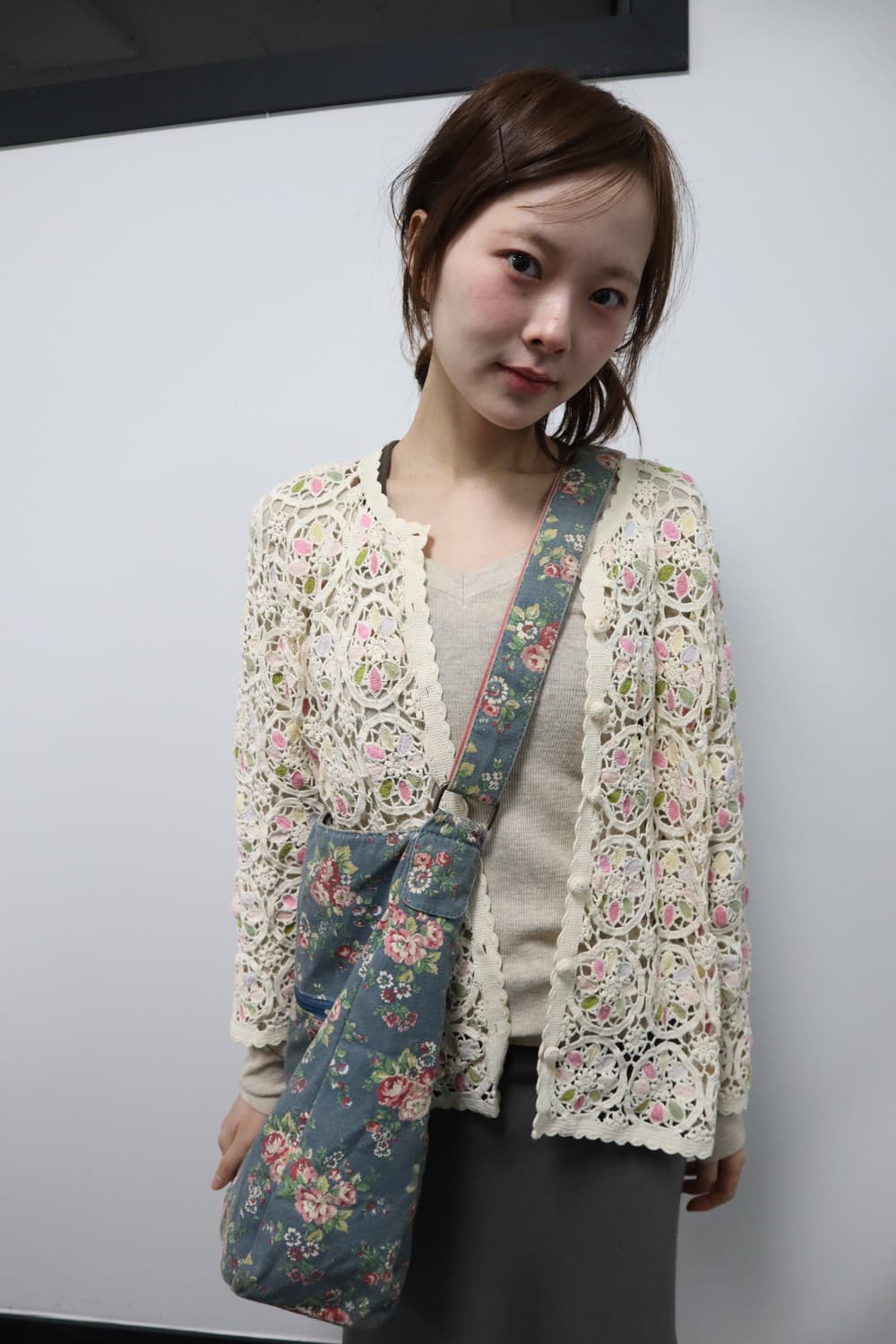 시소르타 빈티지 파스텔 크로셰 가디건 상품이미지3