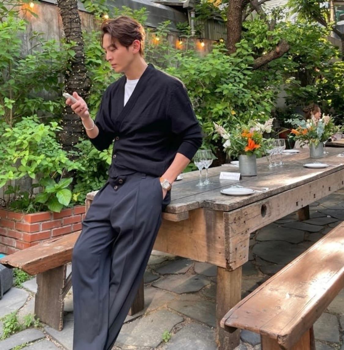 [M]르메르 25fw 릴렉스 트위스트 가디건/앤트러사이트 상품이미지3