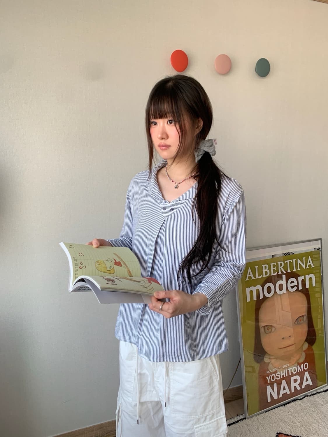 blue.. tunic blouse 상품이미지1