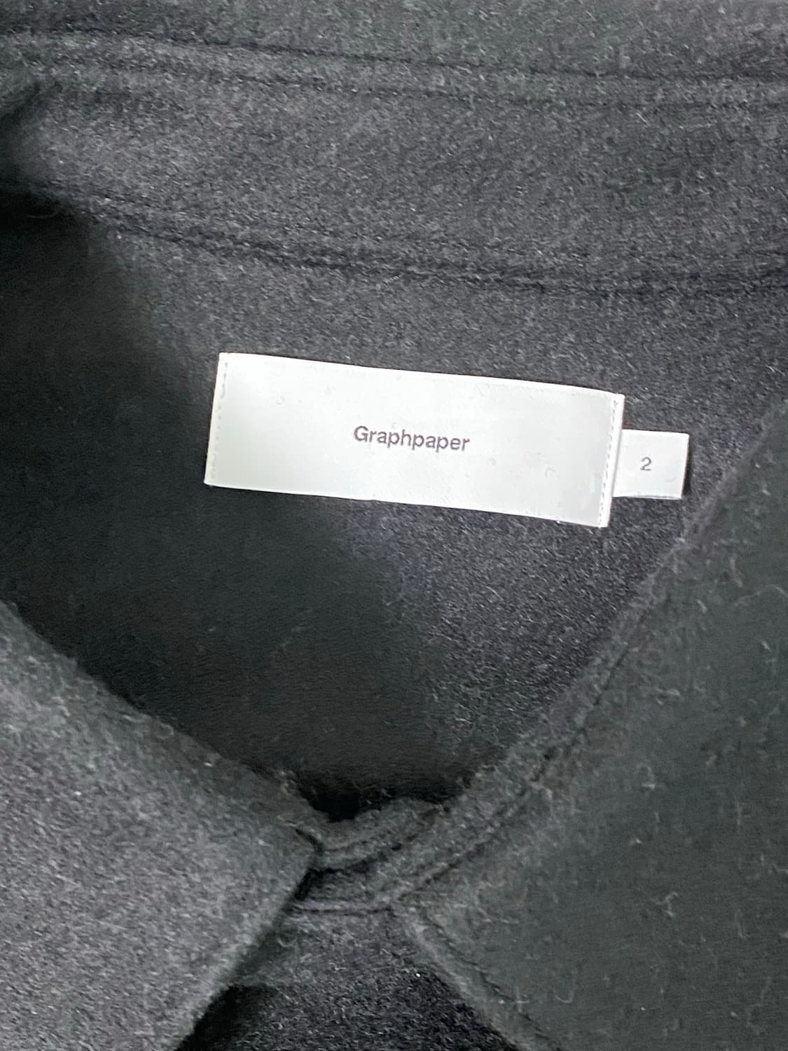 Graphpaper Wool Oversized shirt 2사이즈 상품이미지4