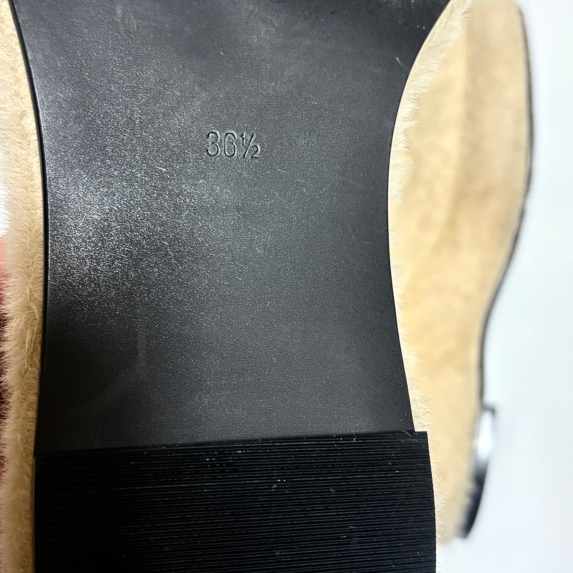 ORR오르 클래식 더비 블로퍼 fur 플랫폼 뮬 힐 상품이미지8