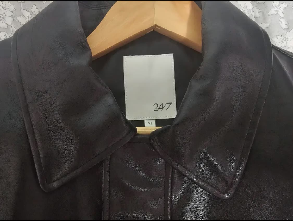 247시리즈 레더 블루종 BLACK XL 상품이미지3