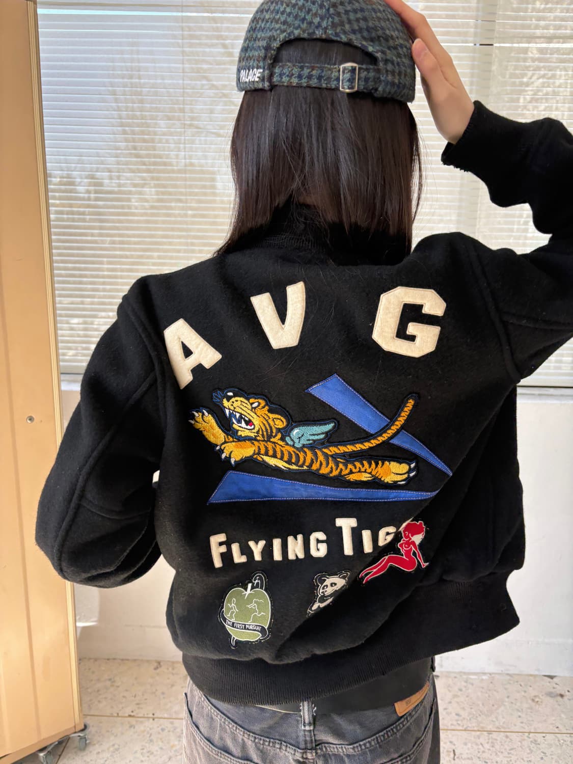 Real McCoy's AVG Flying Tigers 바시티 자켓 상품이미지2