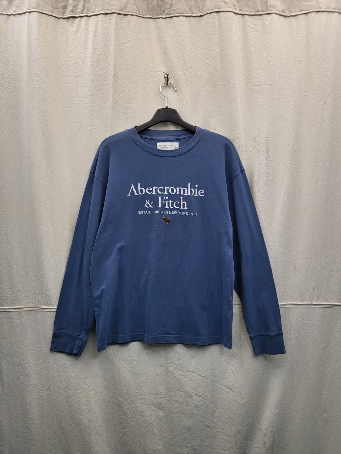 아베크롬비 블루 긴팔 티셔츠 상품이미지1
