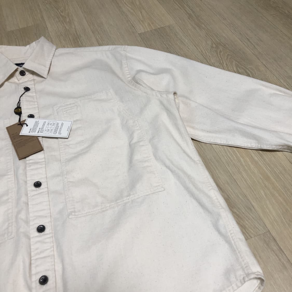 (L) 새상품 프리즘웍스 FRIZM WORKS 데님 카펜터 포켓 셔츠 상품이미지5