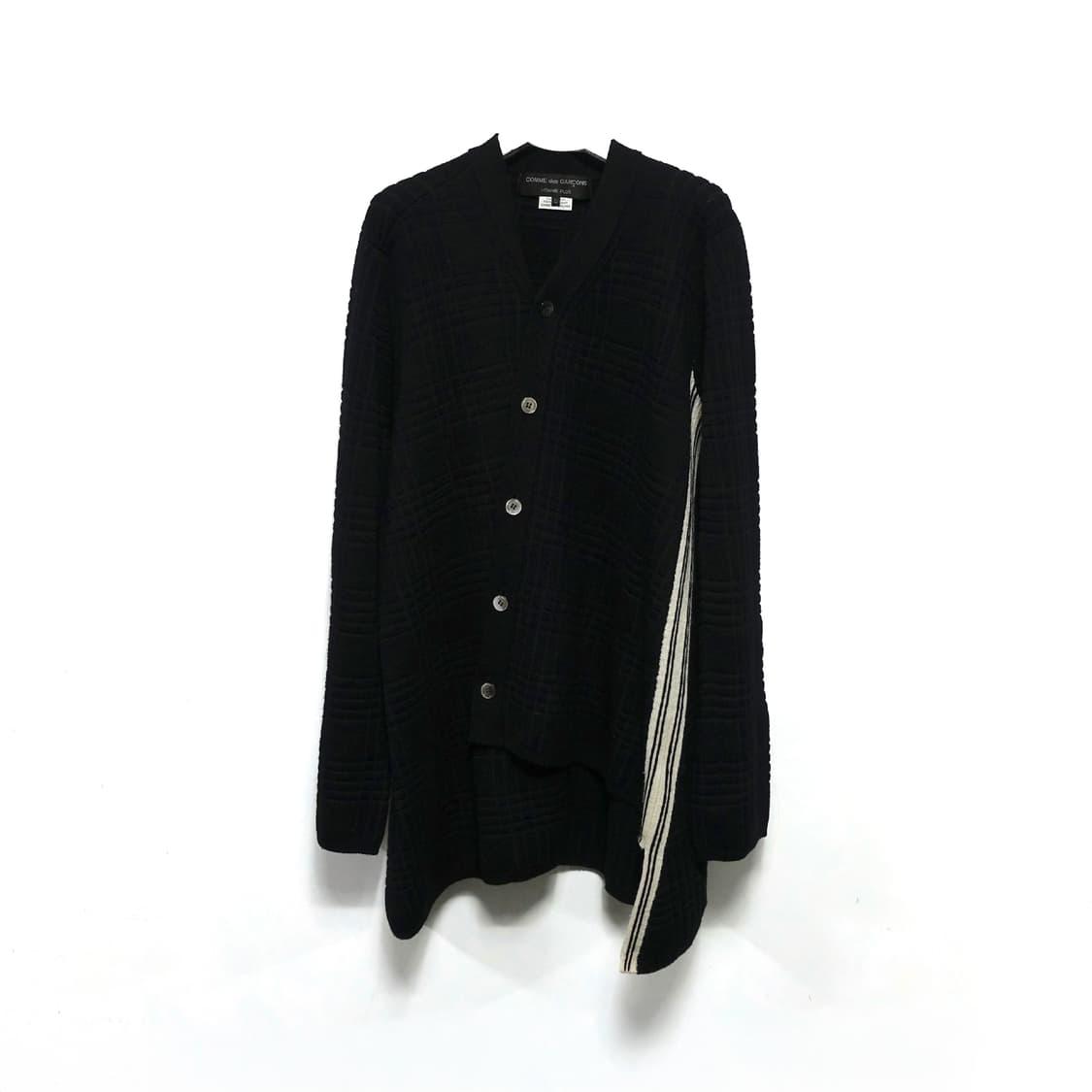 [L]COMMEDESGARCONS HOMME 꼼데가르송옴므 비대칭 가디건 상품이미지1
